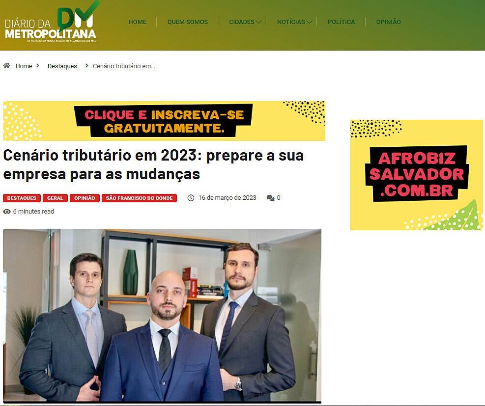 Cenrio tributrio em 2023: prepare a sua empresa para as mudanas